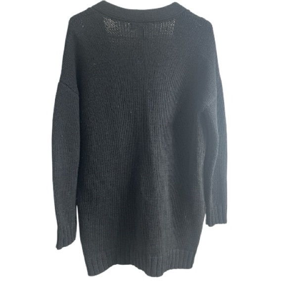 Forever 21 Black Chunky Butterfly Floral Embroidered Snap Pocket - S Fairycore - Picture 2 of 4